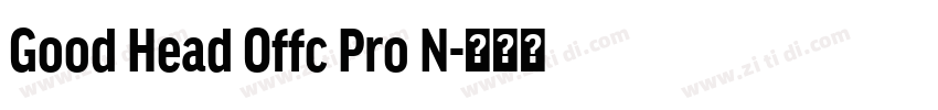 Good Head Offc Pro N字体转换